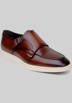 Belvedere Studio Marcio Double Buckle Monk Strap Shoes