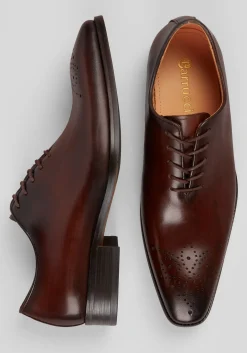 Carrucci Hand-Burnished Dress Oxfords
