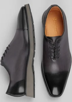 Carrucci Hybrid Lace‑Up Cap Toe Oxfords
