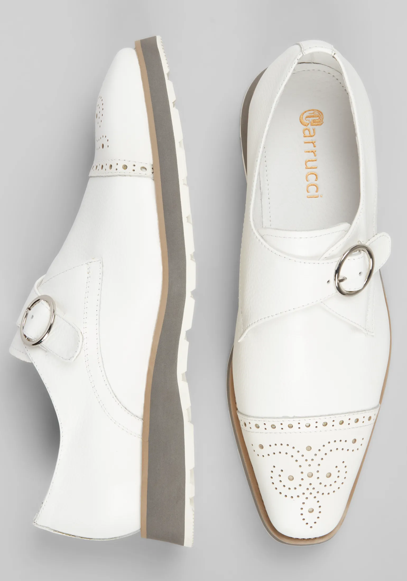 Carrucci Hybrid Monk Strap Shoes