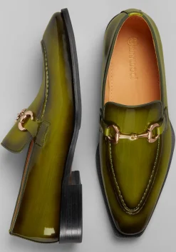 Carrucci Moc Bit Patent Leather Loafers