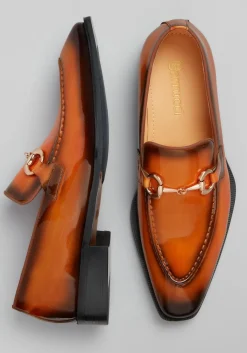Carrucci Moc Bit Patent Leather Loafers