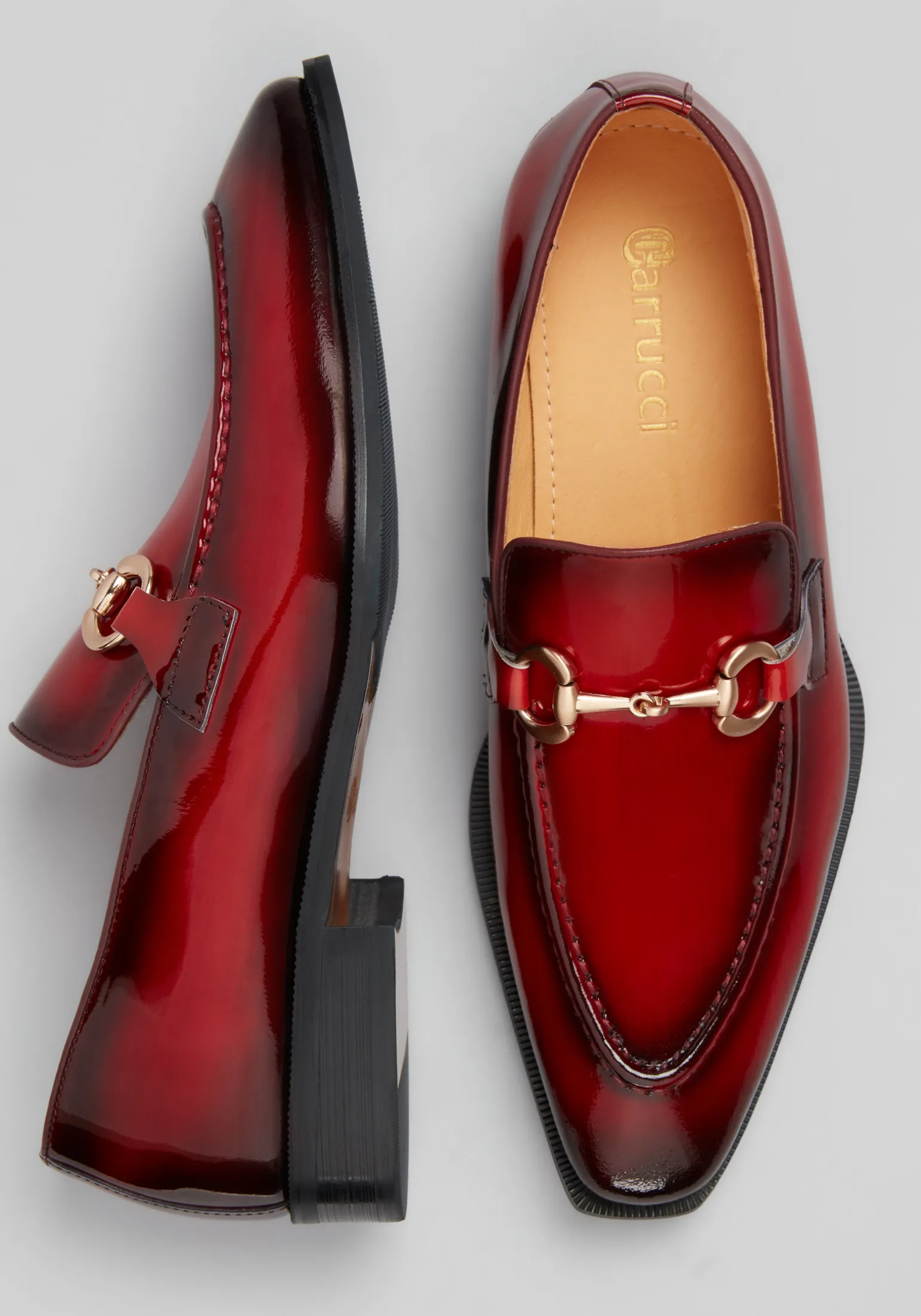 Carrucci Moc Bit Patent Leather Loafers