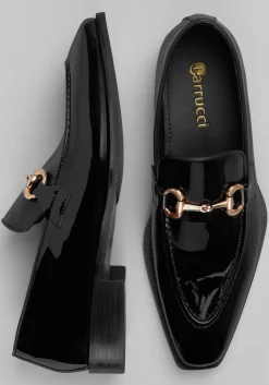 Carrucci Moc Bit Patent Leather Loafers
