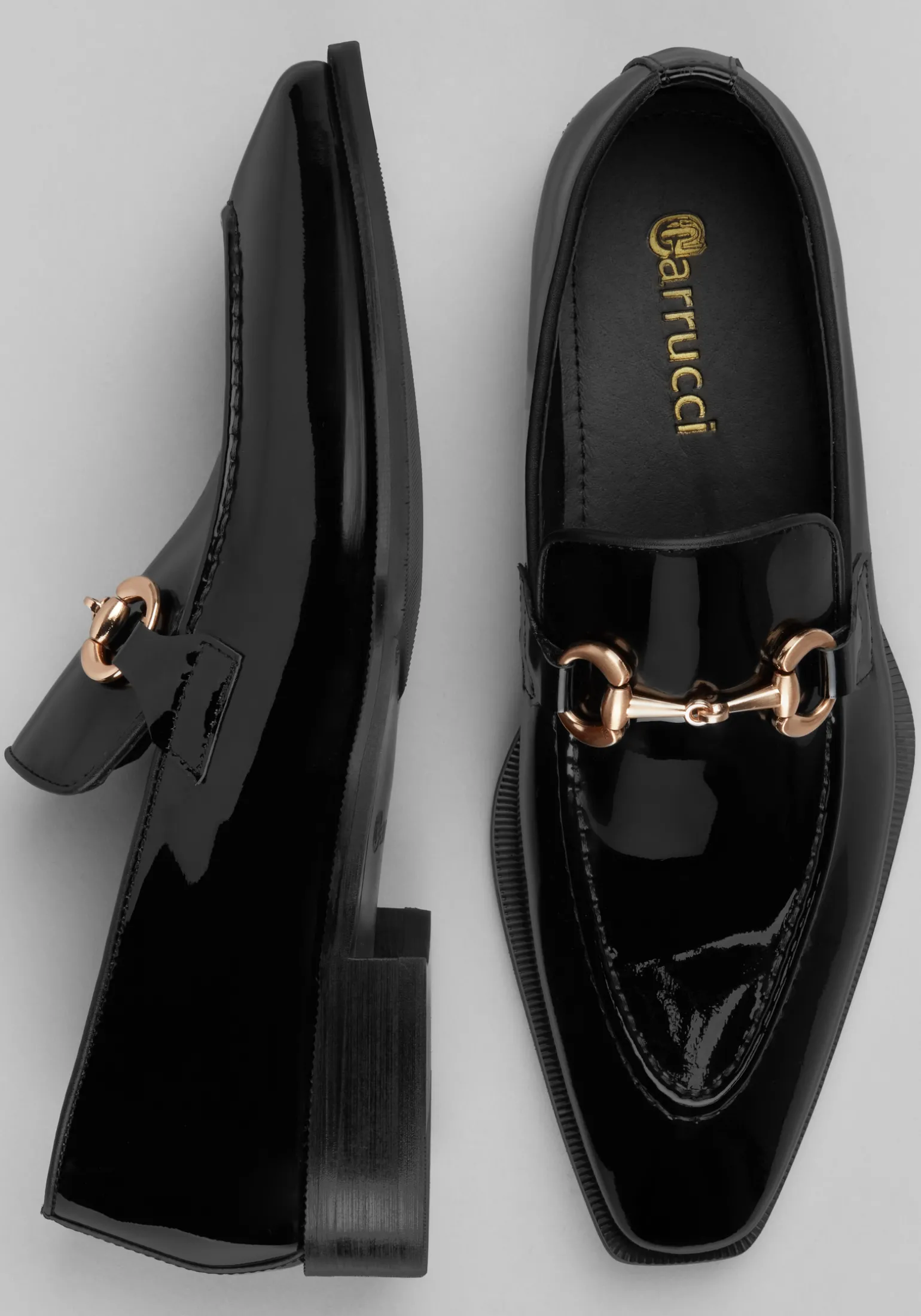 Carrucci Moc Bit Patent Leather Loafers