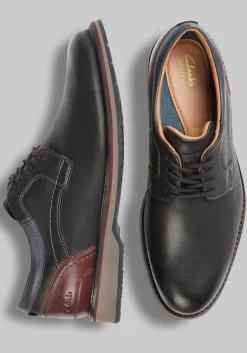Clarks Monahan Plain Toe Oxfords