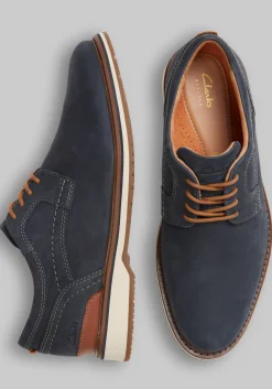 Clarks Monahan Plain Toe Oxfords