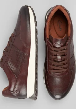 Clarks Radwell Leather Sneakers
