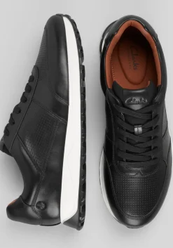 Clarks Radwell Leather Sneakers