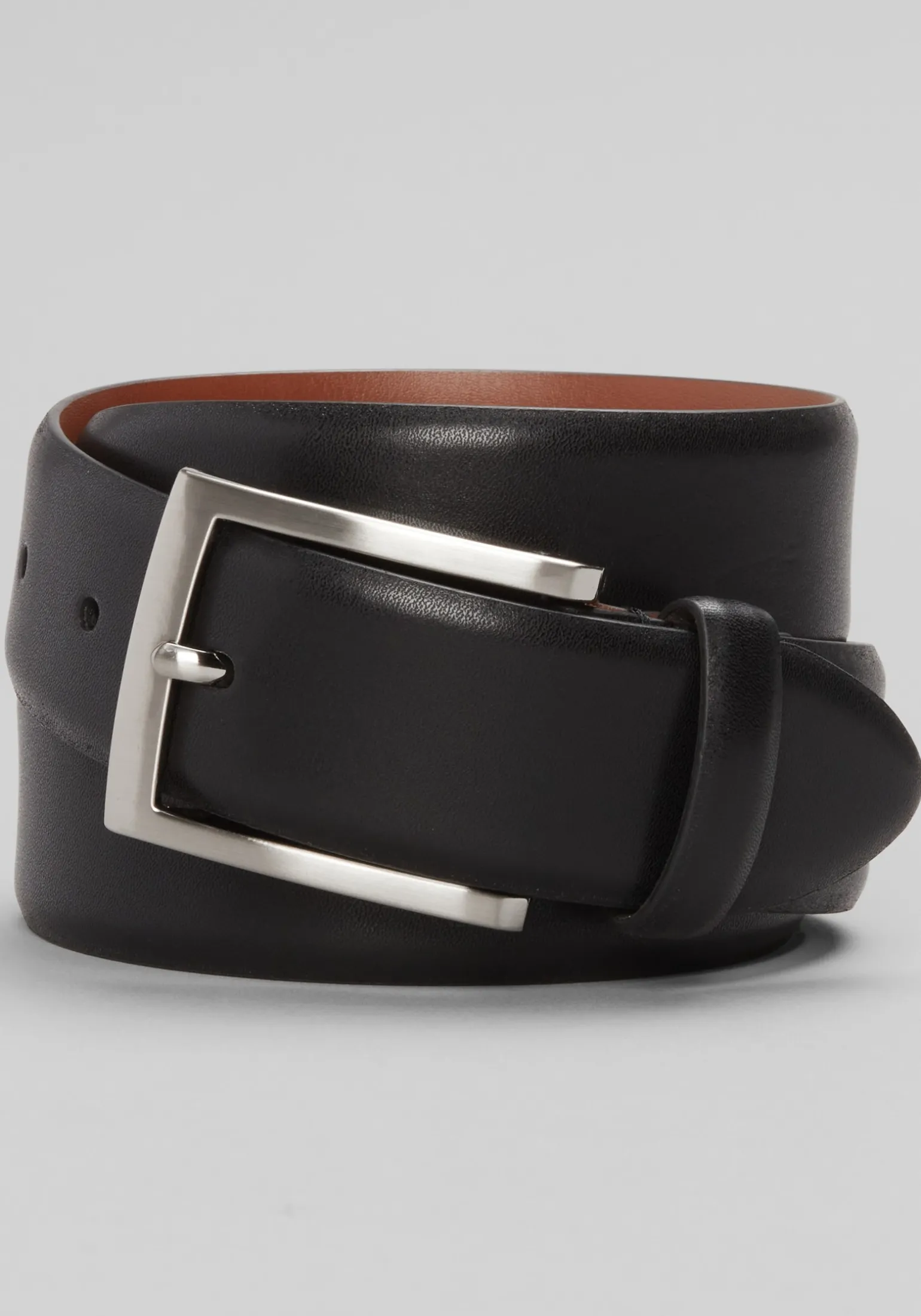 1905 Collection Feather Edge Stitched Leather Belt