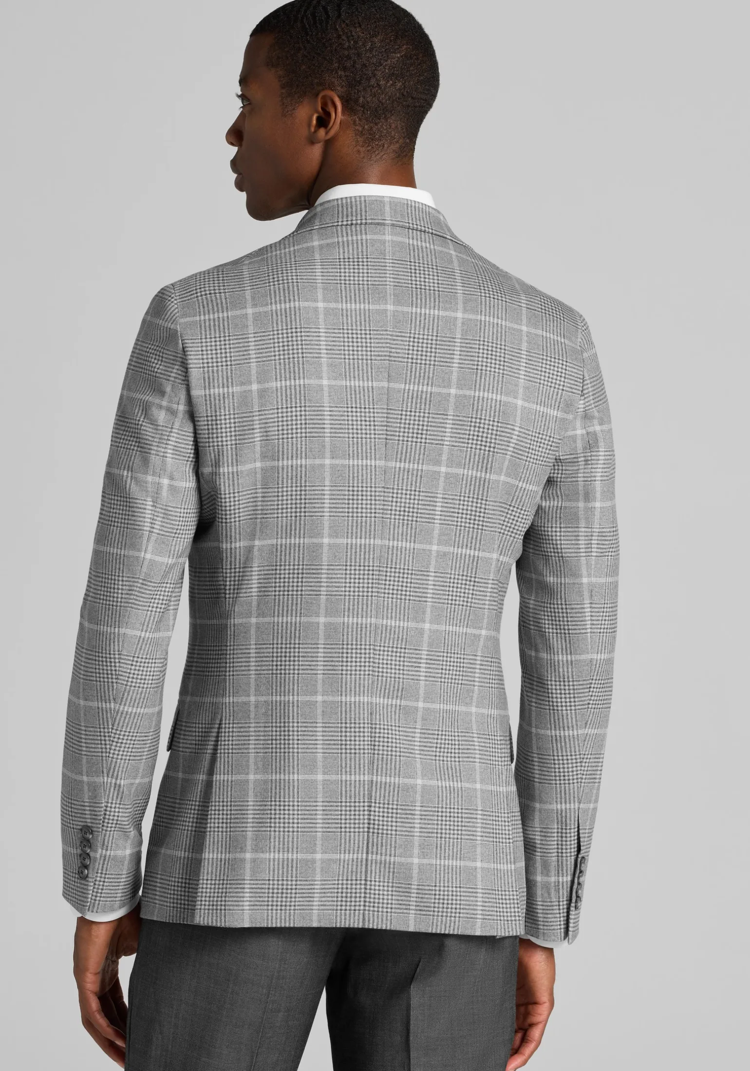 1905 Collection Slim Fit Plaid Sportcoat