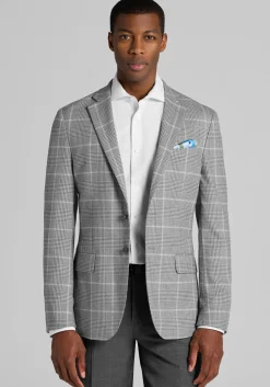 1905 Collection Slim Fit Plaid Sportcoat