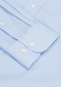 1905 Collection Tailored Fit Check 4-Way Stretch Dress Shirt