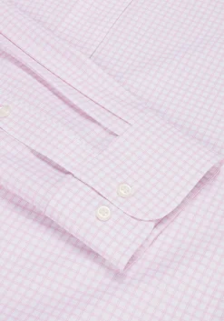 1905 Collection Tailored Fit Check 4-Way Stretch Dress Shirt