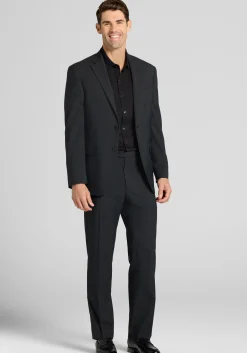 1905 Collection Tailored Fit Micro Check Suit Separates Jacket