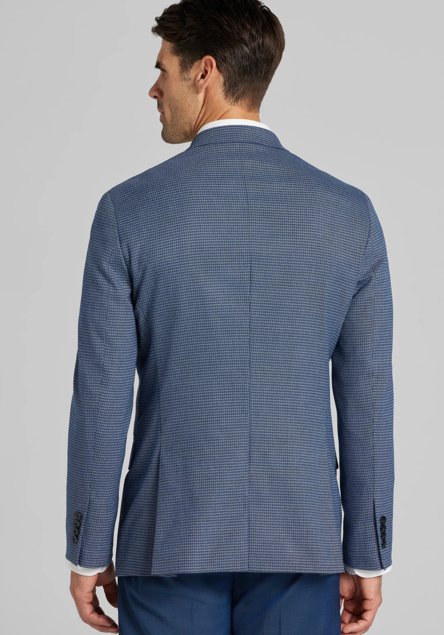 1905 Collection Tailored Fit Mini Check Sportcoat