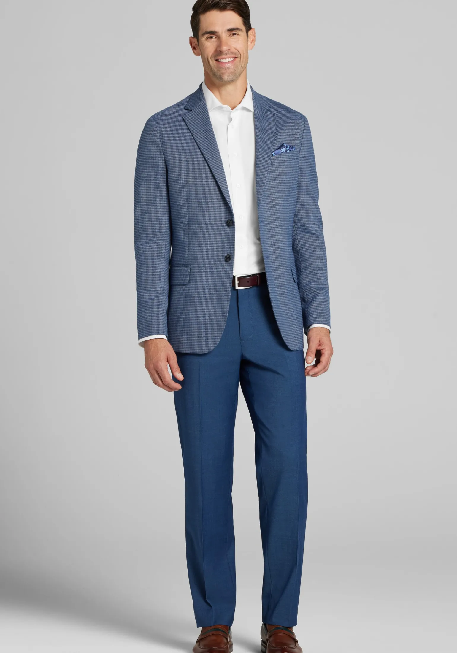 1905 Collection Tailored Fit Mini Check Sportcoat