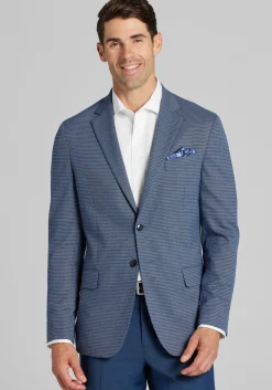1905 Collection Tailored Fit Mini Check Sportcoat - Big & Tall
