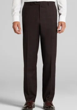 1905 Collection Tailored Fit Plaid Suit Separates Pants