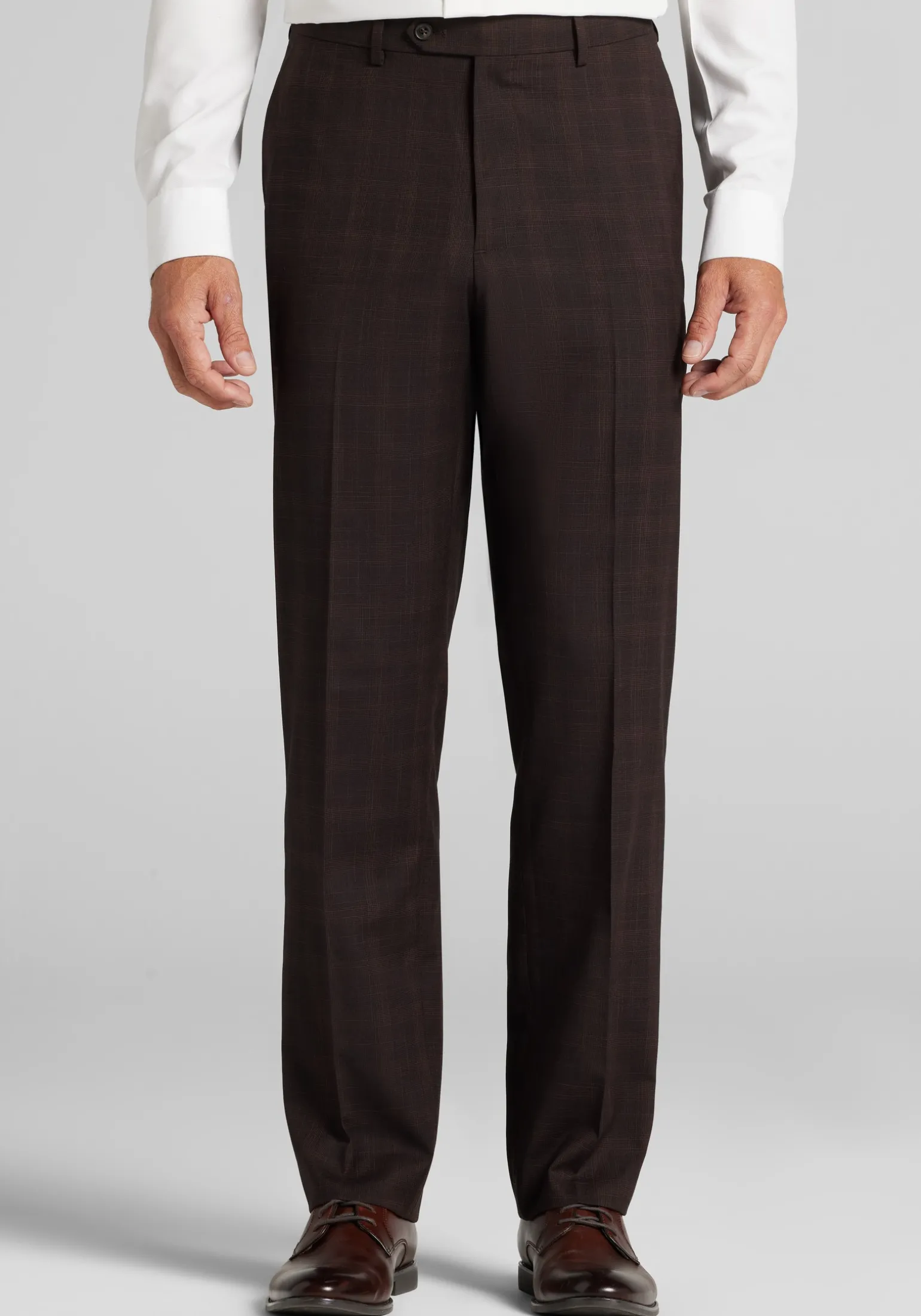1905 Collection Tailored Fit Plaid Suit Separates Pants