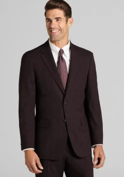 1905 Collection Tailored Fit Plaid Suit Separates Jacket - Big & Tall