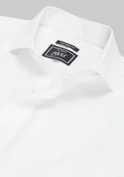 1905 Collection Tailored Fit Solid 4-Way Stretch Dress Shirt