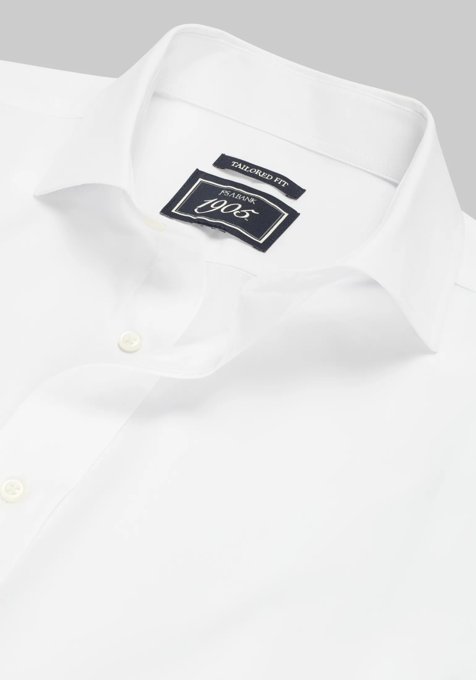 1905 Collection Tailored Fit Solid 4-Way Stretch Dress Shirt