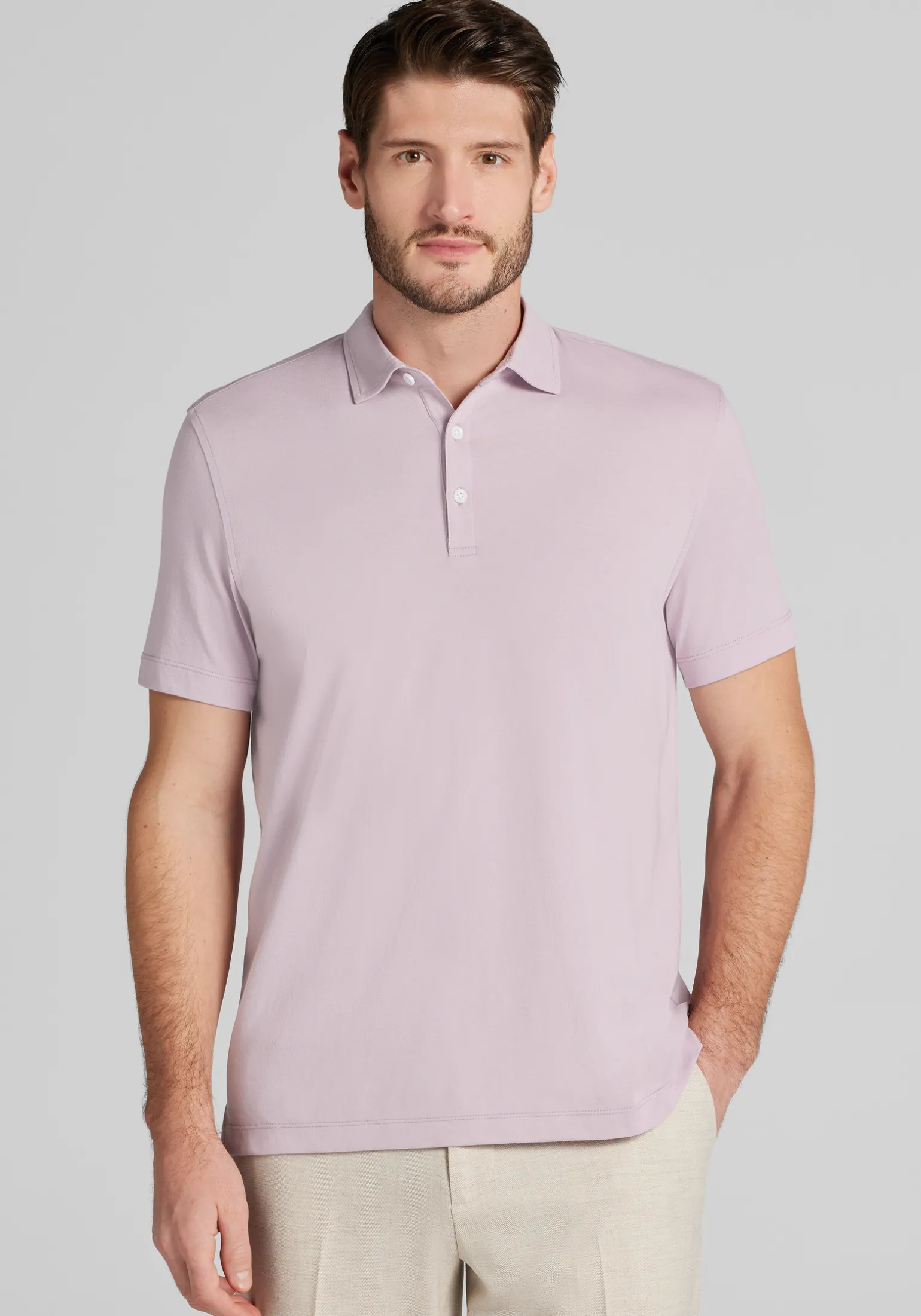 1905 Collection Tailored Fit Solid Polo Shirt - Big & Tall