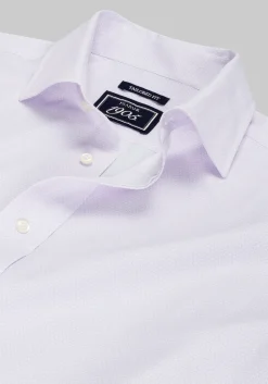 1905 Collection Tailored Fit Spread Collar Geo 4-Way Stretch Dress Shirt