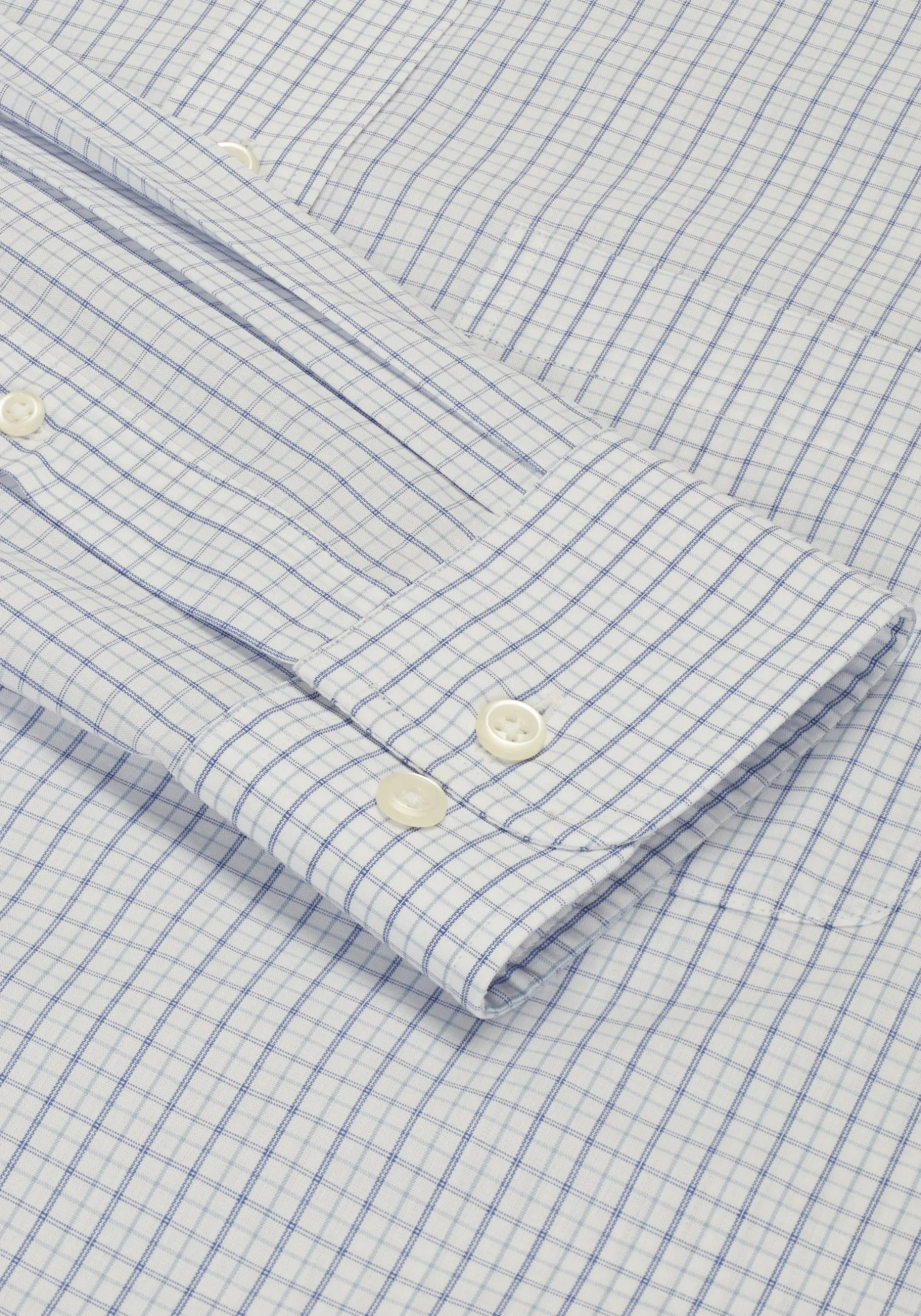 1905 Collection Traditional Fit Button-Down Collar Check Dress Shirt