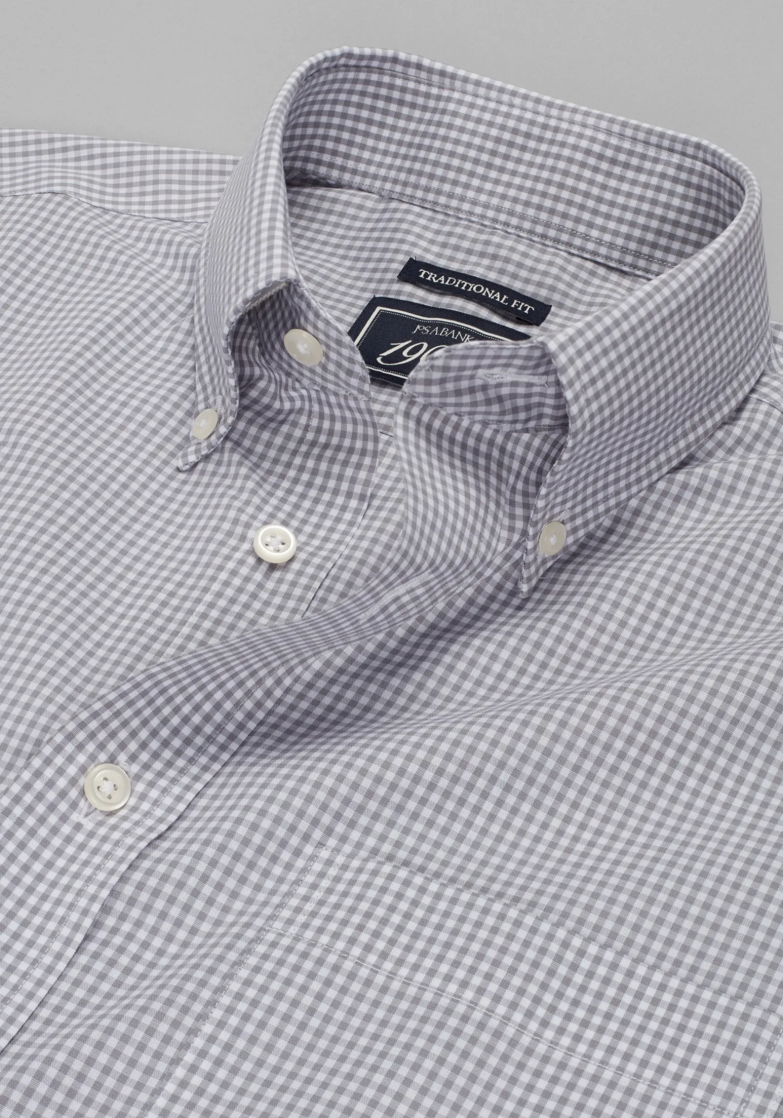 1905 Collection Traditional Fit Gingham Dress Shirt