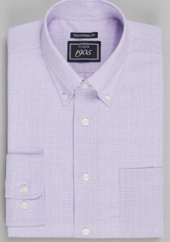 1905 Collection Traditional Fit Medium Check Dress shirt