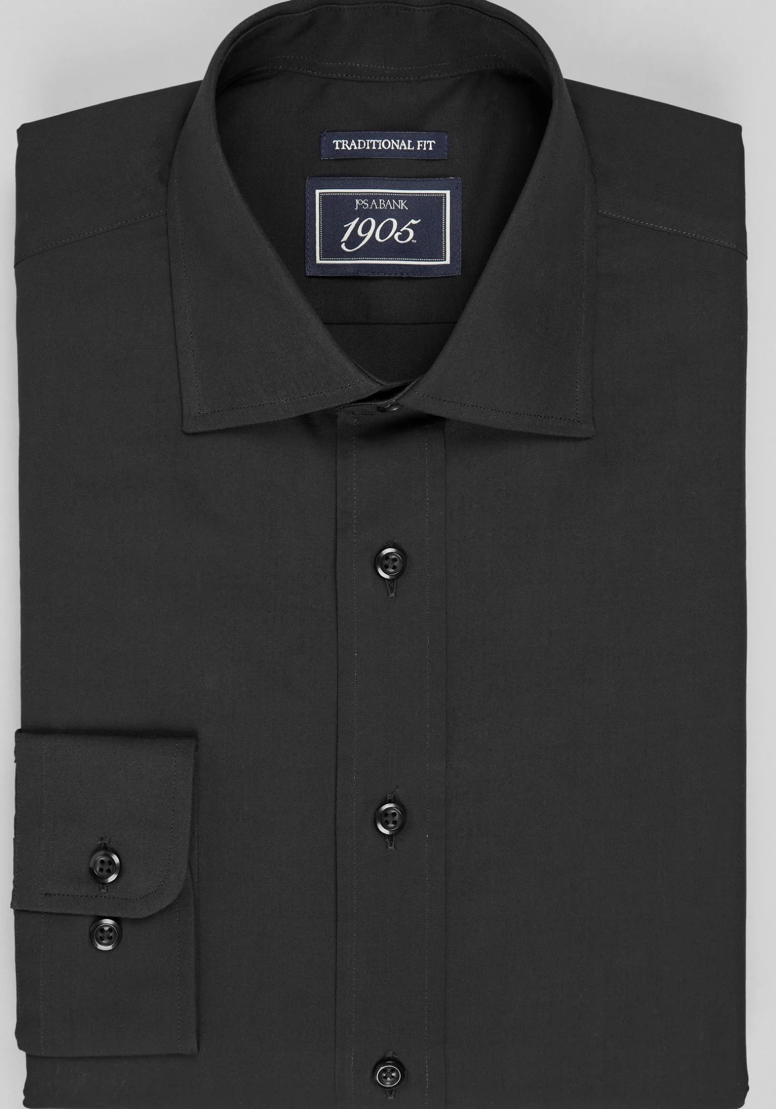 1905 Collection Traditional Fit Solid Dress Shirt - Big & Tall