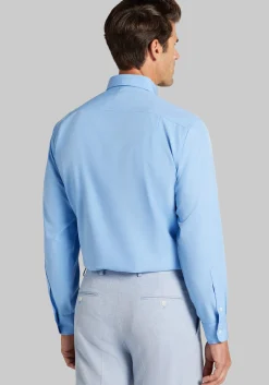 1905 Collection Traditional Fit Spread Collar Solid 4-Way Stretch Dress Shirt