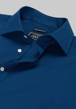 1905 Collection Traditional Fit Spread Collar Solid 4-Way Stretch Dress Shirt