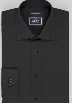 1905 Collection Traditional Fit Solid Dress Shirt