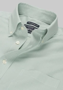 1905 Collection Traditional Fit 4-Way Stretch Button-Down Collar Micro Houndstooth Dress Shirt - Big & Tall