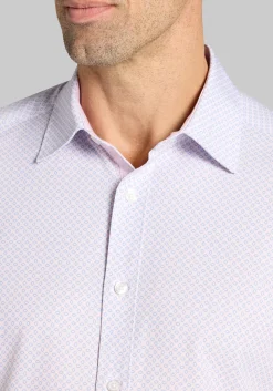 Con.Struct Slim Fit Mini Geo 4-Way Stretch Button Up Shirt CLEARANCE