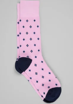 Diamond Pattern Socks, 1-Pair - Big & Tall