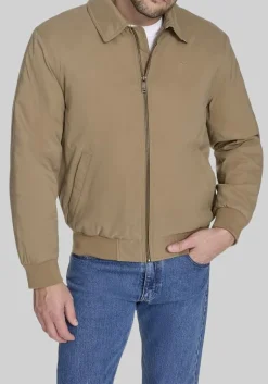 Dockers Tailored Fit Micro Twill Golf Bomber Jacket
