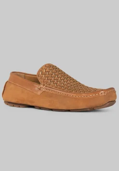 Donald Pliner Damiano Woven Moc Toe Loafers