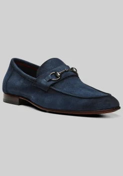 Donald Pliner Ted Bit Suede Loafers