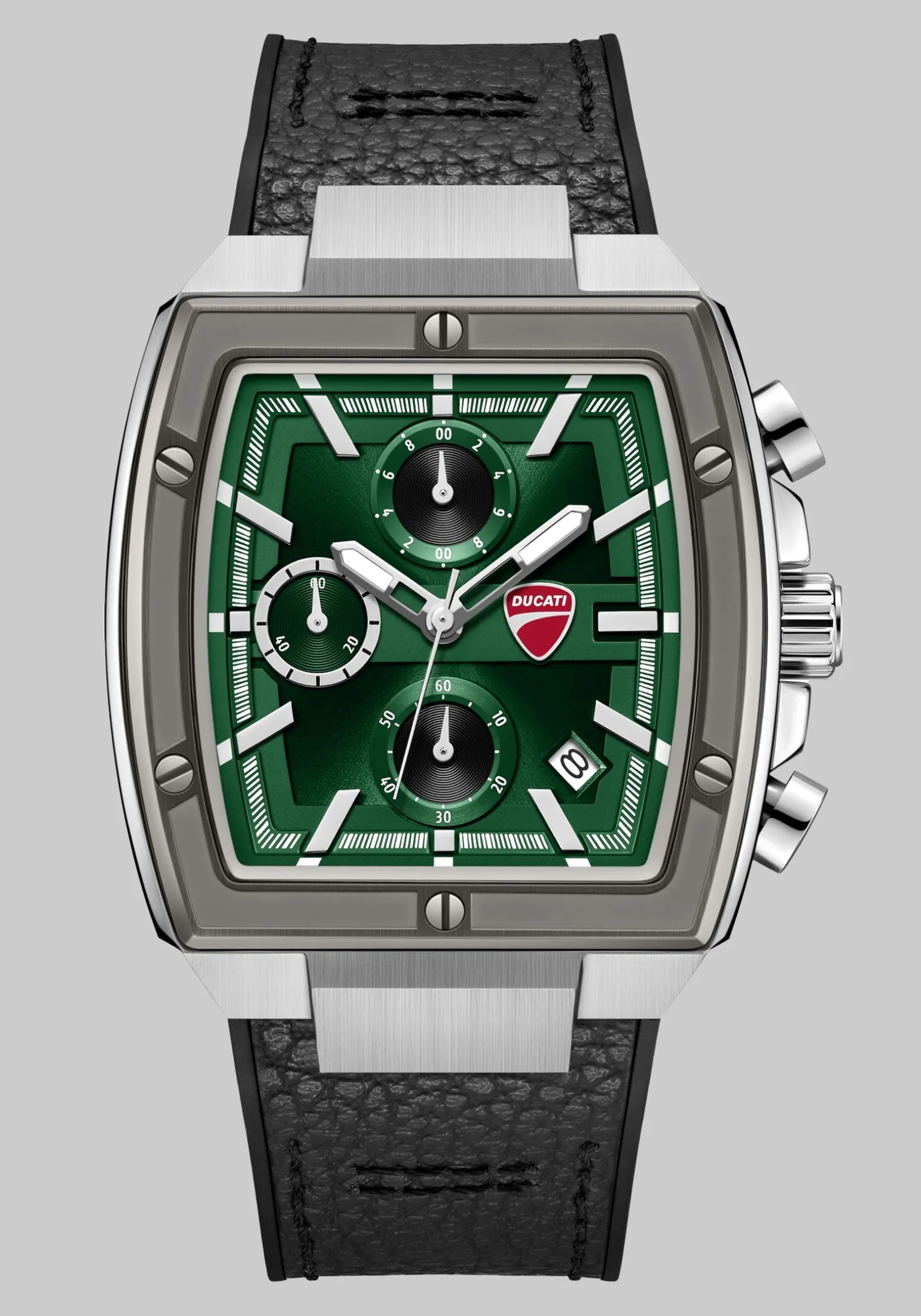 Ducati Chronograph Leather Strap Watch