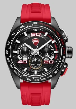 Ducati Chronograph Silicone Strap Watch