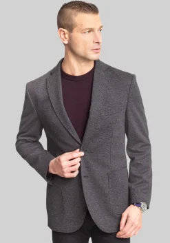 Gruner1949 Tailored Fit Basketweave 4-Way Stretch Knit Sportcoat - Big & Tall