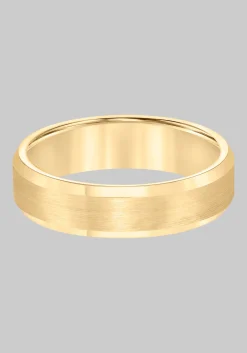 GTX 6mm Beveled Edge Satin Finish Center Tungsten Carbide Band