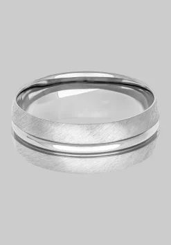 GTX 8mm Satin and Polished Finish Titanium Band