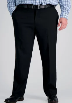 Haggar Big & Tall Premium Comfort Tailored Fit Flat Front Dress Pant