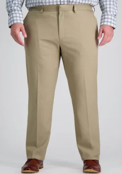 Haggar Big & Tall Premium Comfort Tailored Fit Flat Front Dress Pant