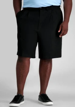 Haggar Big & Tall Straight Fit Cool 18® Pro Performance Shorts 10.5''